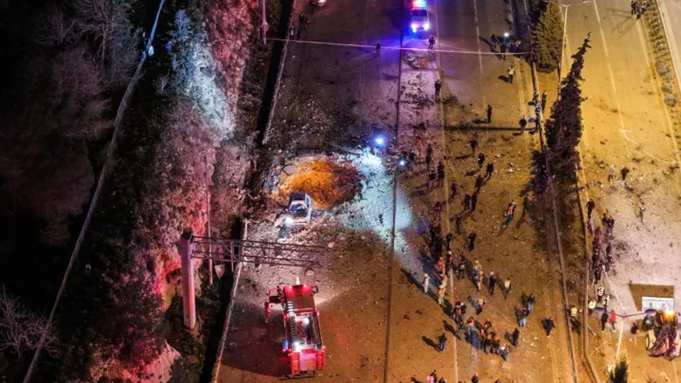 জেরুজালেমে ইরানের ব্যালিস্টিক মিসাইলের আঘাত