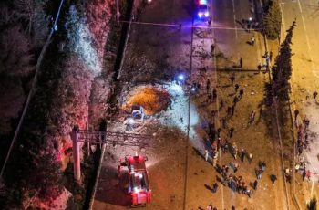 জেরুজালেমে ইরানের ব্যালিস্টিক মিসাইলের আঘাত