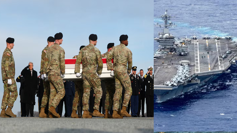 ইরানের হামলায় ৬৫০ মার্কিন সেনা হতাহত, রণতরী পিছু হটেছে