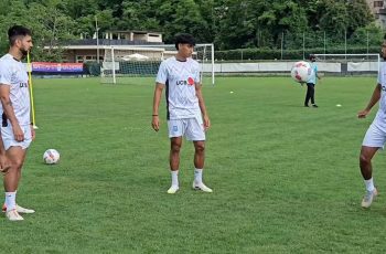 বাংলাদেশ ফুটবল দলের অনুশীলনে যোগ দিলেন হামজা চৌধুরী