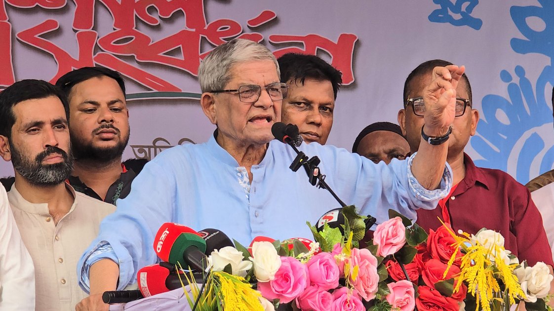 মির্জা ফখরুল: দেশে অস্থিতিশীলতার চেষ্টা করছে একটি মহল