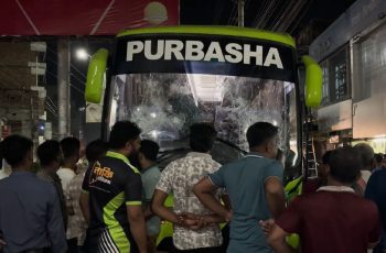 চুয়াডাঙ্গায় বাসের ধাক্কায় যুবকের মৃত্যু