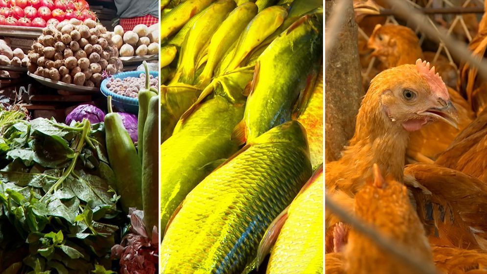 মুরগির দাম কমেছে, মাছের দাম ঊর্ধ্বমুখী