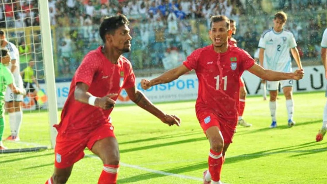 ইউরোপে ইতিহাস গড়ল বাংলাদেশ, তপুর জোড়া গোলে জয়