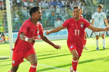 ইউরোপে ইতিহাস গড়ল বাংলাদেশ, তপুর জোড়া গোলে জয়