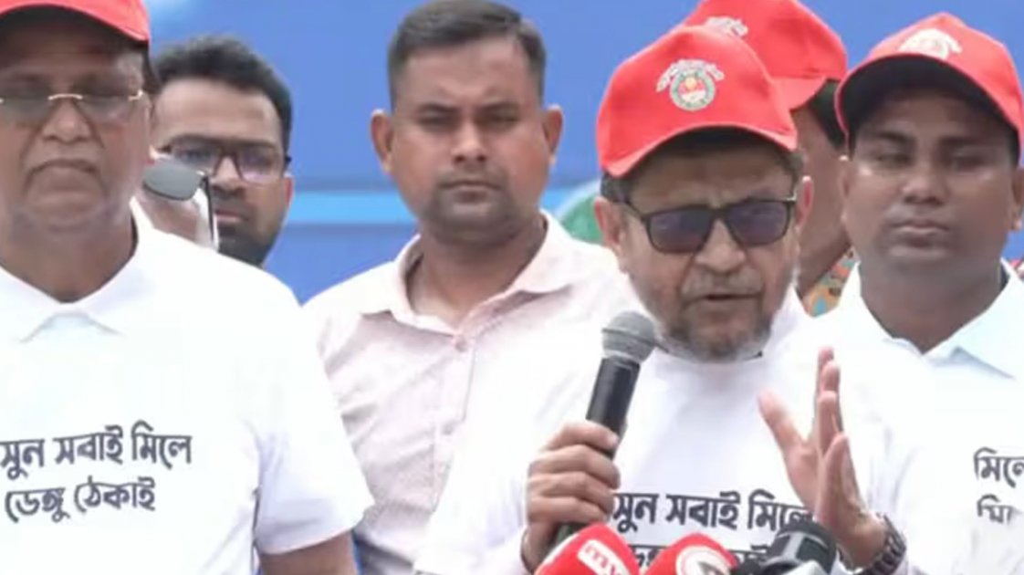 ডেঙ্গু প্রতিরোধে সচেতনতা ও আইনি ব্যবস্থা: স্বাস্থ্যমন্ত্রী