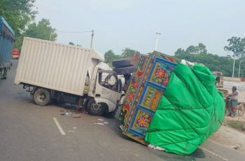 গোপালগঞ্জে পিকআপ-ট্রাক সংঘর্ষে নিহত ১, আহত ১