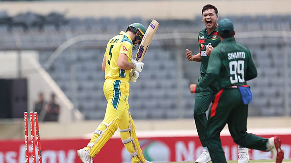 মিরপুরে অস্ট্রেলিয়ার ৩ ব্যাটার আউট, রান ০