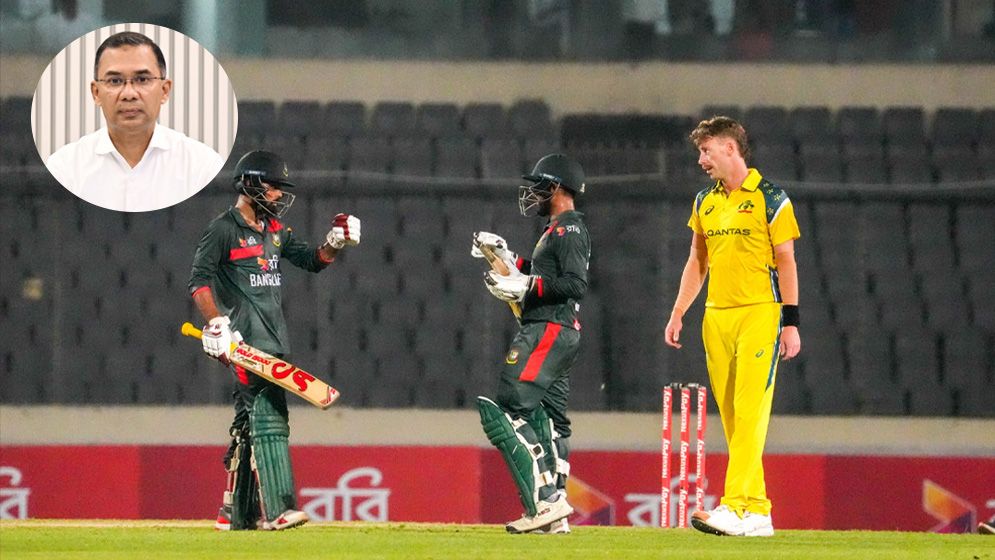 অস্ট্রেলিয়ার বিপক্ষে প্রথম ওয়ানডে সিরিজ জয়ে প্রধানমন্ত্রীর অভিনন্দন