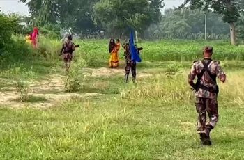 চাঁপাইনবাবগঞ্জে বিএসএফের পুশইন চেষ্টা ব্যর্থ, বিজিবির বাধা