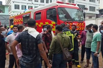 গাজীপুরে পোশাক কারখানায় অগ্নিকাণ্ডের ঘটনা