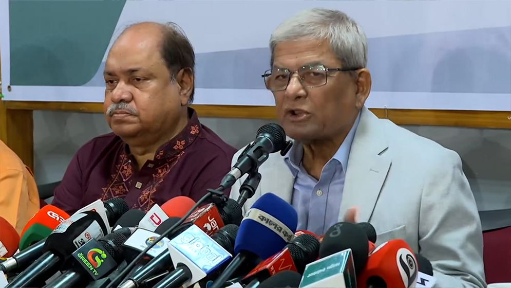 বিএনপি উদারপন্থী রাজনৈতিক দল, মন্তব্য মির্জা ফখরুলের