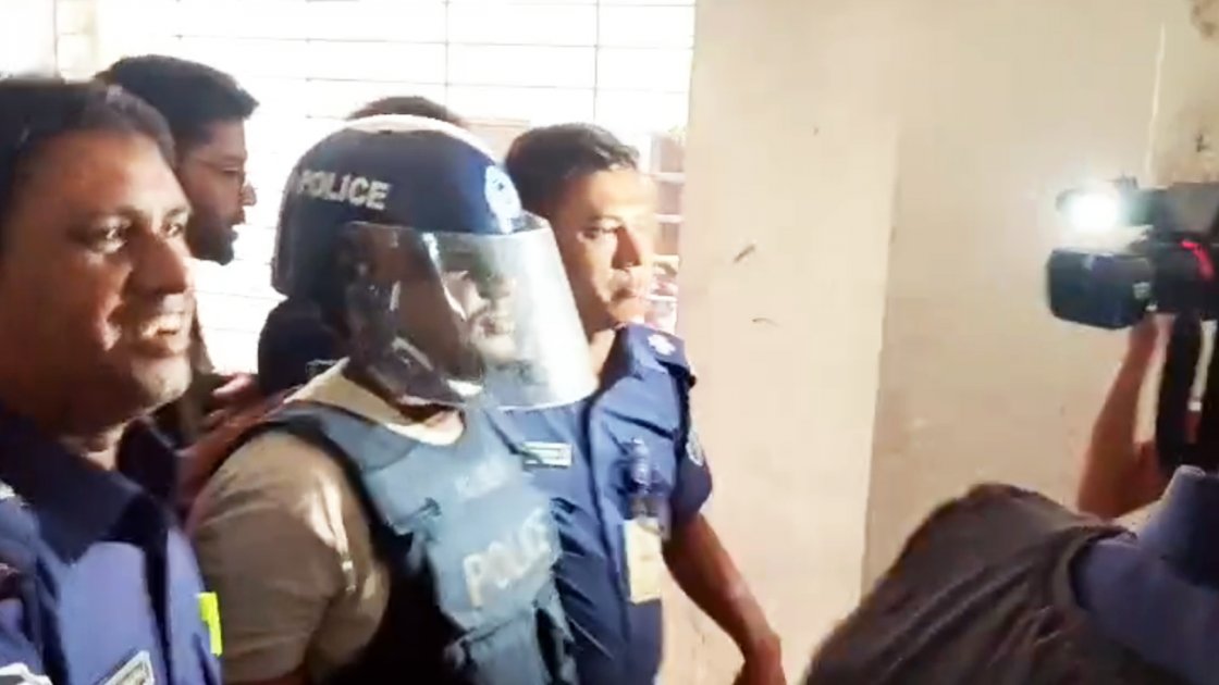 ধর্ষণ ও ভ্রুণ হত্যা মামলায় ছাত্রশিবির নেতা জিসান কারাগারে