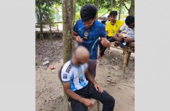 ব্রাজিলের জয়ে মাথা ন্যাড়া করলেন আর্জেন্টিনার সমর্থক ফয়সাল
