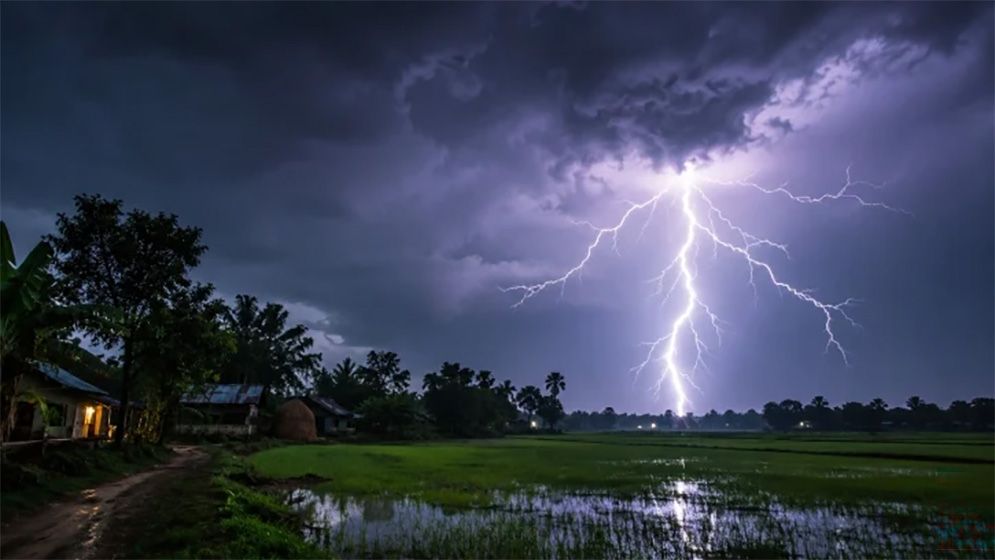 সাতক্ষীরায় বজ্রপাতে জেলের মৃত্যু, শোকের ছায়া
