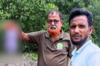 শরণখোলার ইউএনওর বাসভবন থেকে সাপ উদ্ধার, সুন্দরবনে অবমুক্ত