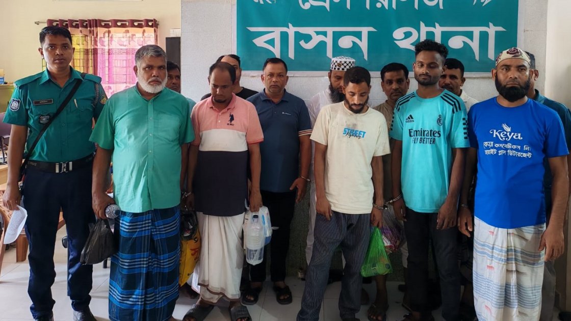 গাজীপুরে নিষিদ্ধ আ. লীগের ৩০ নেতাকর্মী আটক