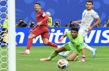 রোনালদোর জোড়া গোলে উজবেকিস্তানকে ৫-০ ব্যবধানে পর্তুগালের জয়