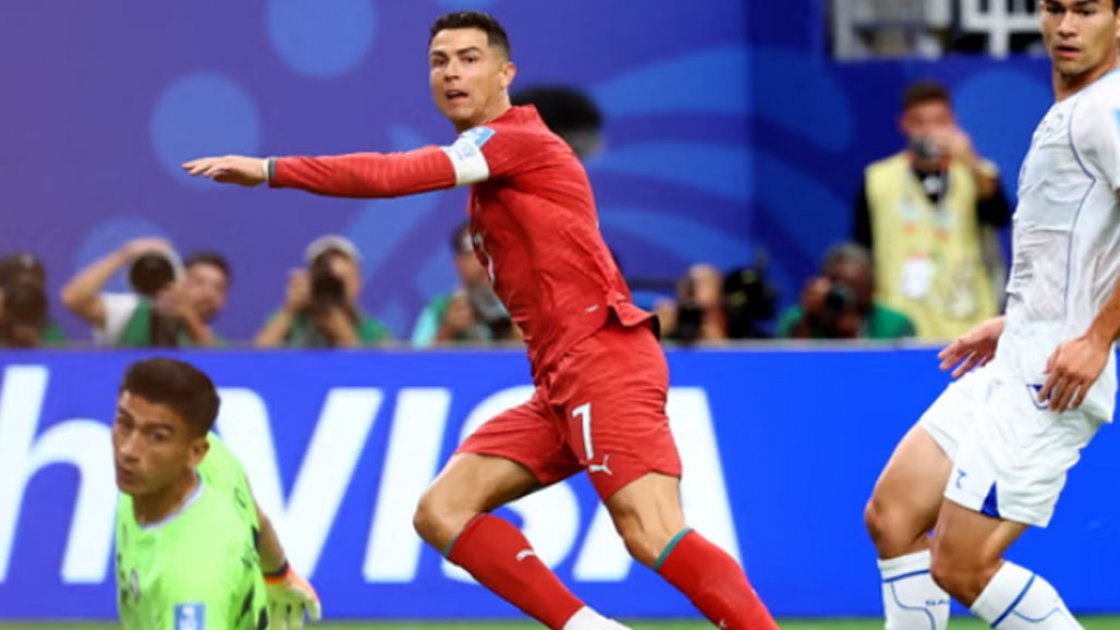 রোনালদোর জোড়া গোলে উজবেকিস্তানকে ৫-০ গোলে হারালো পর্তুগাল