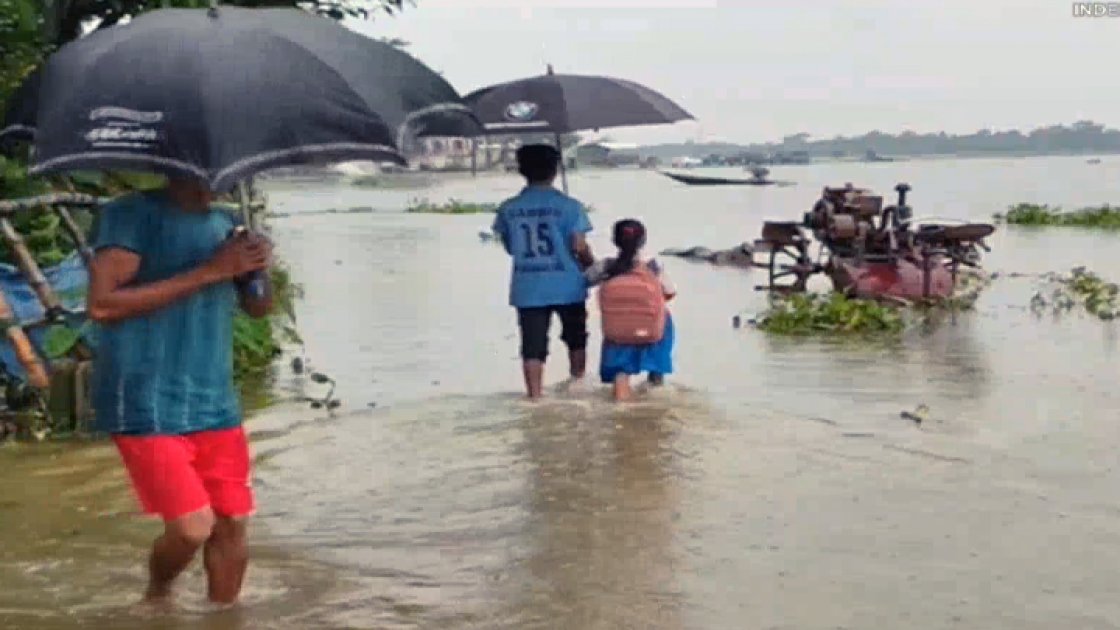 সিলেট অঞ্চলে নদীর পানির উচ্চতা বৃদ্ধি, বন্যার আশঙ্কা