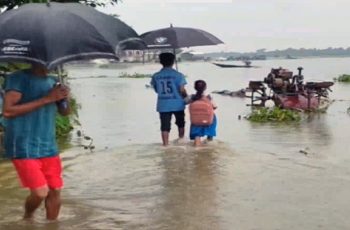 সিলেট অঞ্চলে নদীর পানির উচ্চতা বৃদ্ধি, বন্যার আশঙ্কা