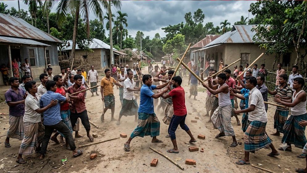 ব্রাহ্মণবাড়িয়ায় পাওনা নিয়ে সংঘর্ষে নিহত ১, আহত ৩০