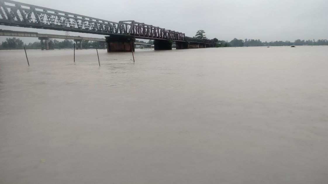 কুড়িগ্রামে দুধকুমার নদীর পানি বিপৎসীমার ওপরে, পানিবন্দি শতাধিক পরিবার