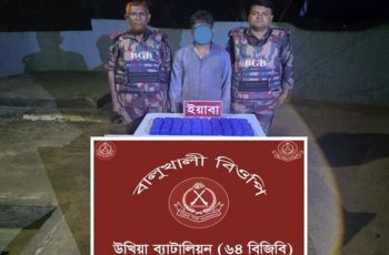 উখিয়া সীমান্তে ৬০ হাজার পিস ইয়াবাসহ মাদক কারবারী আটক