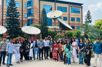 এনইউবিটিকে’র শিক্ষার্থীদের যমুনা টেলিভিশনে ইন্ডাস্ট্রিয়াল ভিজিট