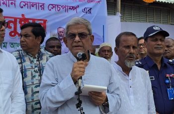 সরকারের উদ্যোগে সলেমান সোলার সেচপাম্পের উদ্বোধন