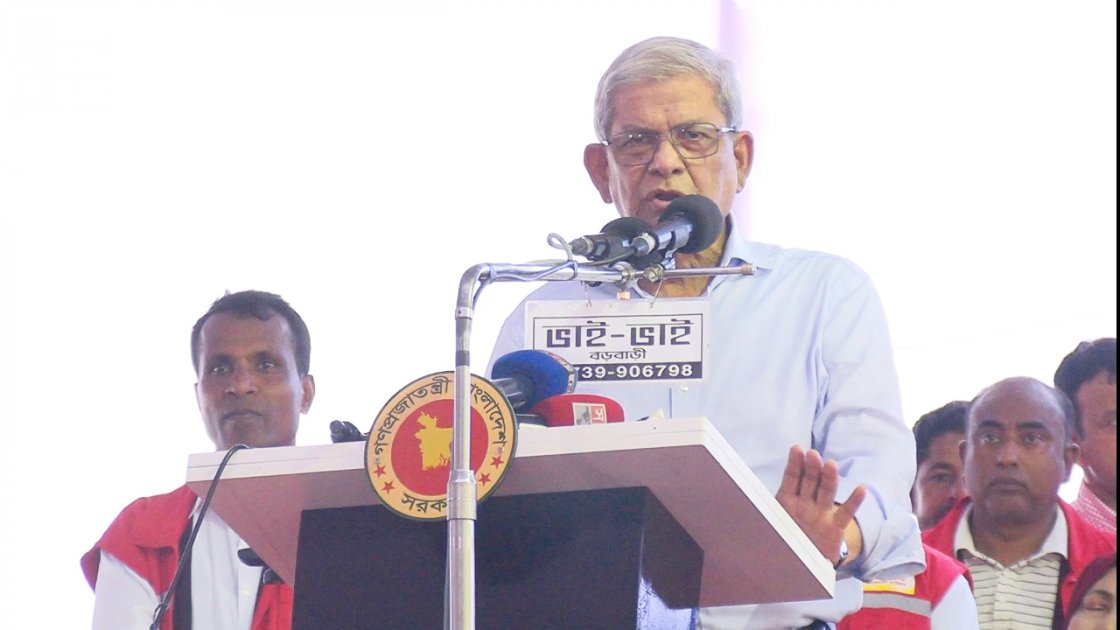 তিস্তা মহাপরিকল্পনা বাস্তবায়নের প্রতিশ্রুতি দিলেন মির্জা ফখরুল
