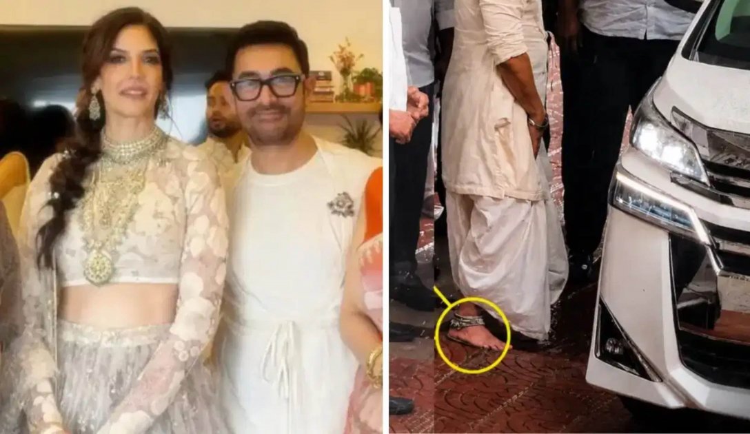 বিয়ের মঞ্চে আমির খানের পায়ে রুপার নূপুরের রহস্য