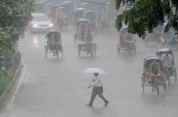 ৮ বিভাগে ভারী বৃষ্টির পূর্বাভাস, ঢাকা-চট্টগ্রামে জলাবদ্ধতার শঙ্কা