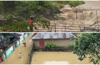 নাইক্ষ্যংছড়িতে ভারী বর্ষণ, যোগাযোগ বিচ্ছিন্ন হাজারো বাসিন্দা