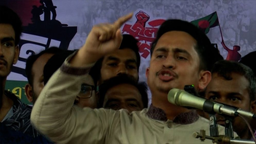 জুলাইয়ের লড়াই এখনও চলছে, বললেন এনসিপির সারজিস আলম