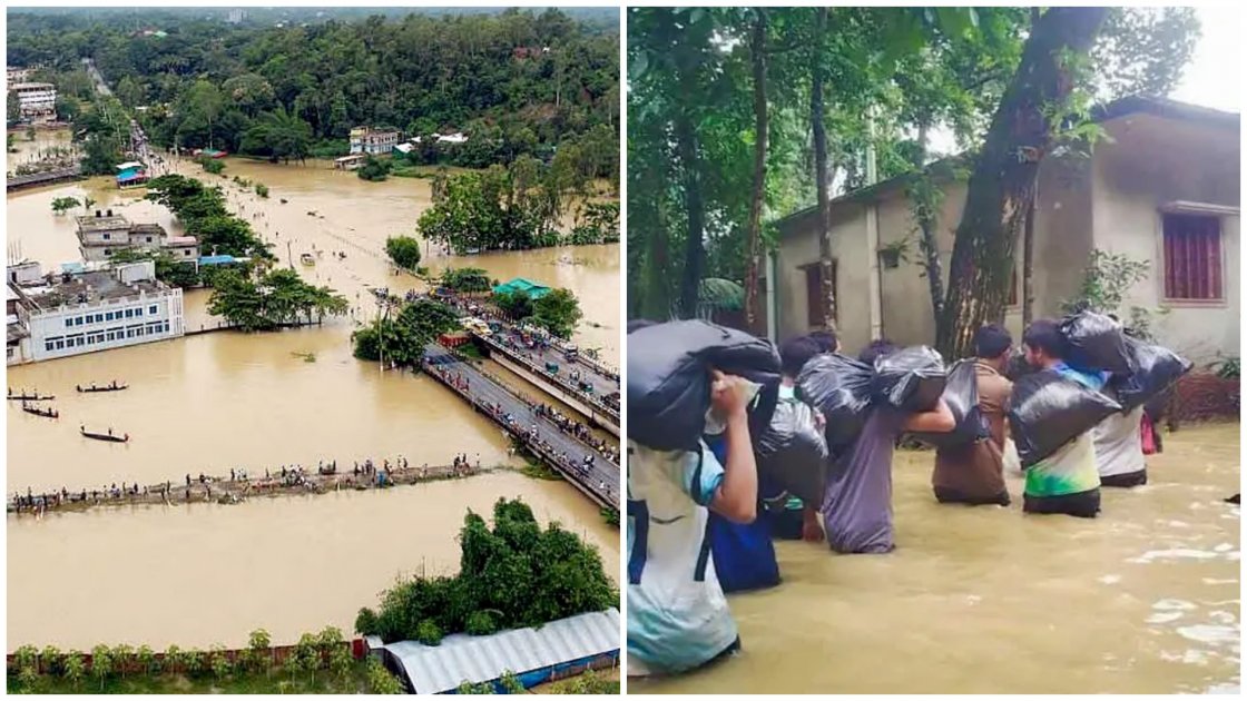 চট্টগ্রামে ত্রাণ সংকট, পানিবন্দি ২ লাখ পরিবার দুর্ভোগে