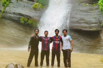 সুপ্তধারা ঝর্ণায় আটকে থাকা ৪ ছাত্রকে উদ্ধার