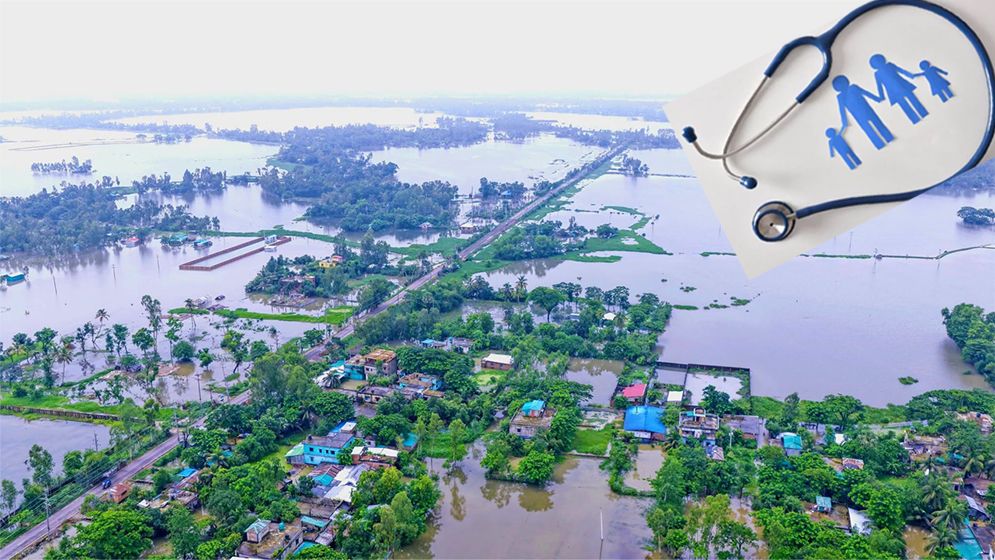 বন্যাকবলিত ১১ জেলার স্বাস্থ্যকর্মীর ছুটি বাতিল করেছে সরকার