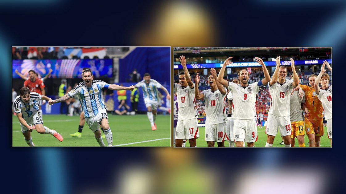 আর্জেন্টিনা-ইংল্যান্ড সেমিফাইনালে মুখোমুখি, নজরে মেসি-কেইন