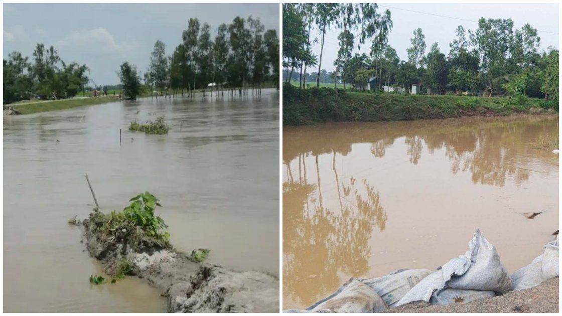 উত্তরাঞ্চলে নদীভাঙন: বসতভিটা ও জমি বিলীনের শঙ্কা