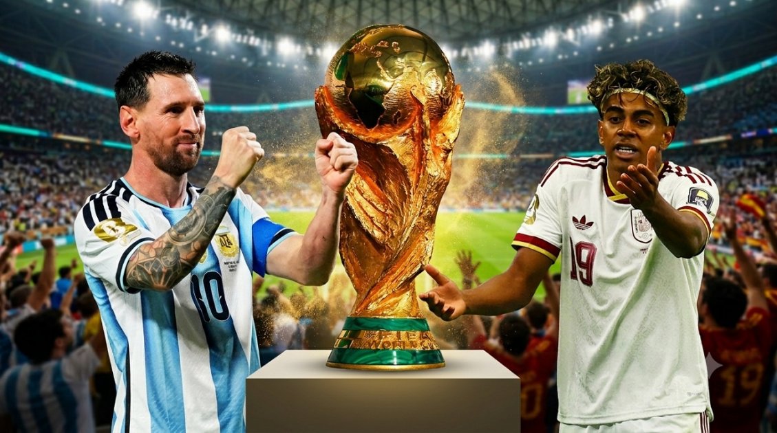 বিশ্বকাপ ফাইনালে আর্জেন্টিনা ও স্পেনের মহারণ
