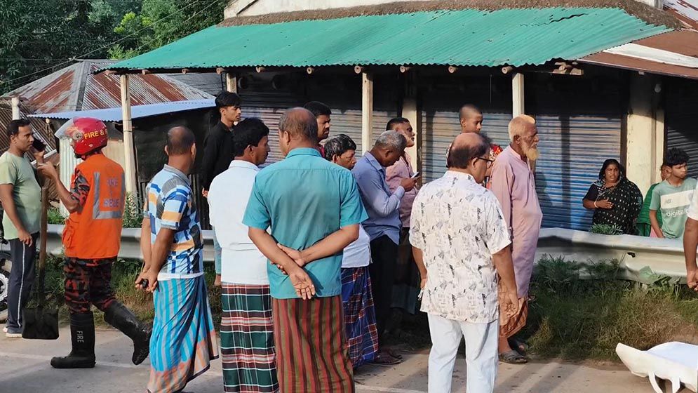 শৈলকূপায় ট্রাকের চাপায় ৭৫ বছরের পথচারীর মৃত্যু