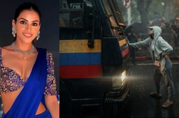 মুম্বাইয়ে আন্দোলনে পুলিশের ভ্যান থামিয়ে ভাইরাল রিয়া আহির