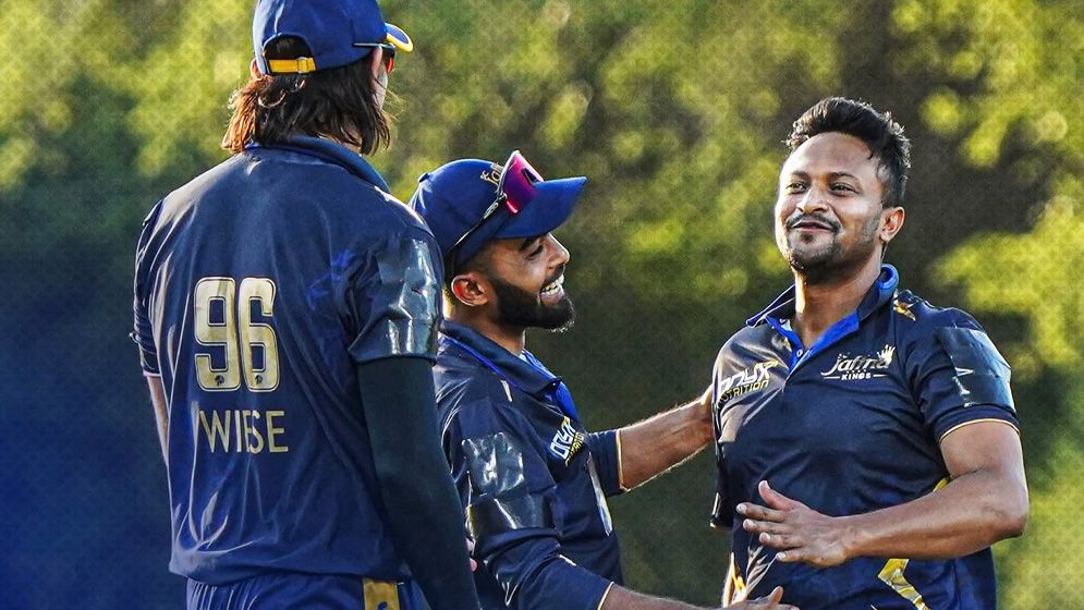 জাফনা কিংসের জয়ে সাকিব ও হৃদয়ের অসাধারণ ভূমিকা