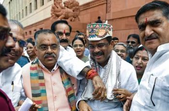 ধর্মেন্দ্র প্রধানের সংসদে উষ্ণ অভ্যর্থনা, 'জিন্দাবাদ' স্লোগান