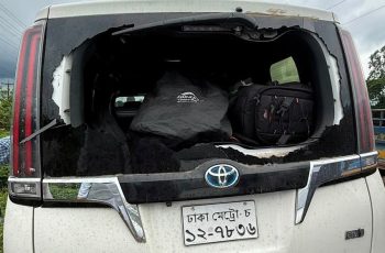 সিলেটে এনসিপির গাড়িবহরে হামলার ঘটনা