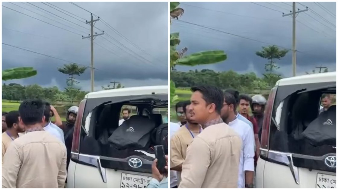 গোলাপগঞ্জে সারজিস আলমের গাড়িতে হামলা, নিরাপত্তা বাড়ানো হয়েছে