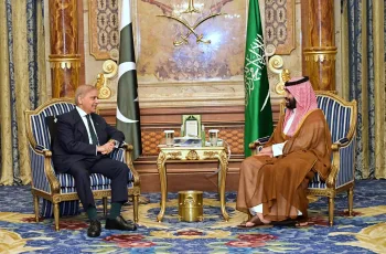 শেহবাজ শরীফের সৌদি আরব সফর: অর্থনৈতিক ও নিরাপত্তা সহযোগিতা