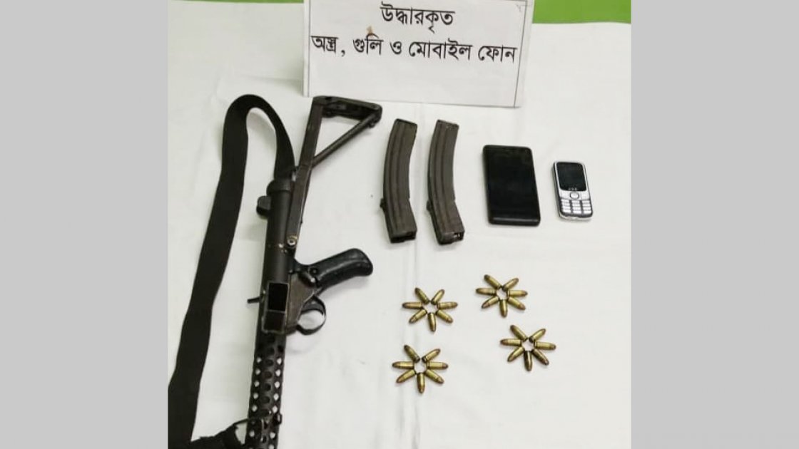 রাজবাড়ীতে র‍্যাবের অভিযানে গ্রেপ্তার ২, উদ্ধার অস্ত্র ও গুলি