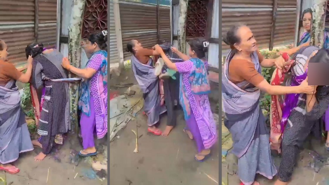 শরীয়তপুরে তরুণীকে নির্যাতনের অভিযোগ, চুরির অপবাদে গাছে বেঁধে মারধর